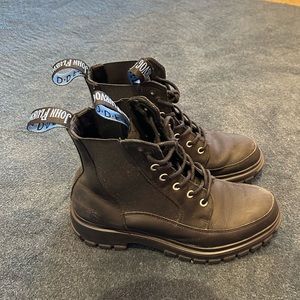 John Fluevog Friday black boot
